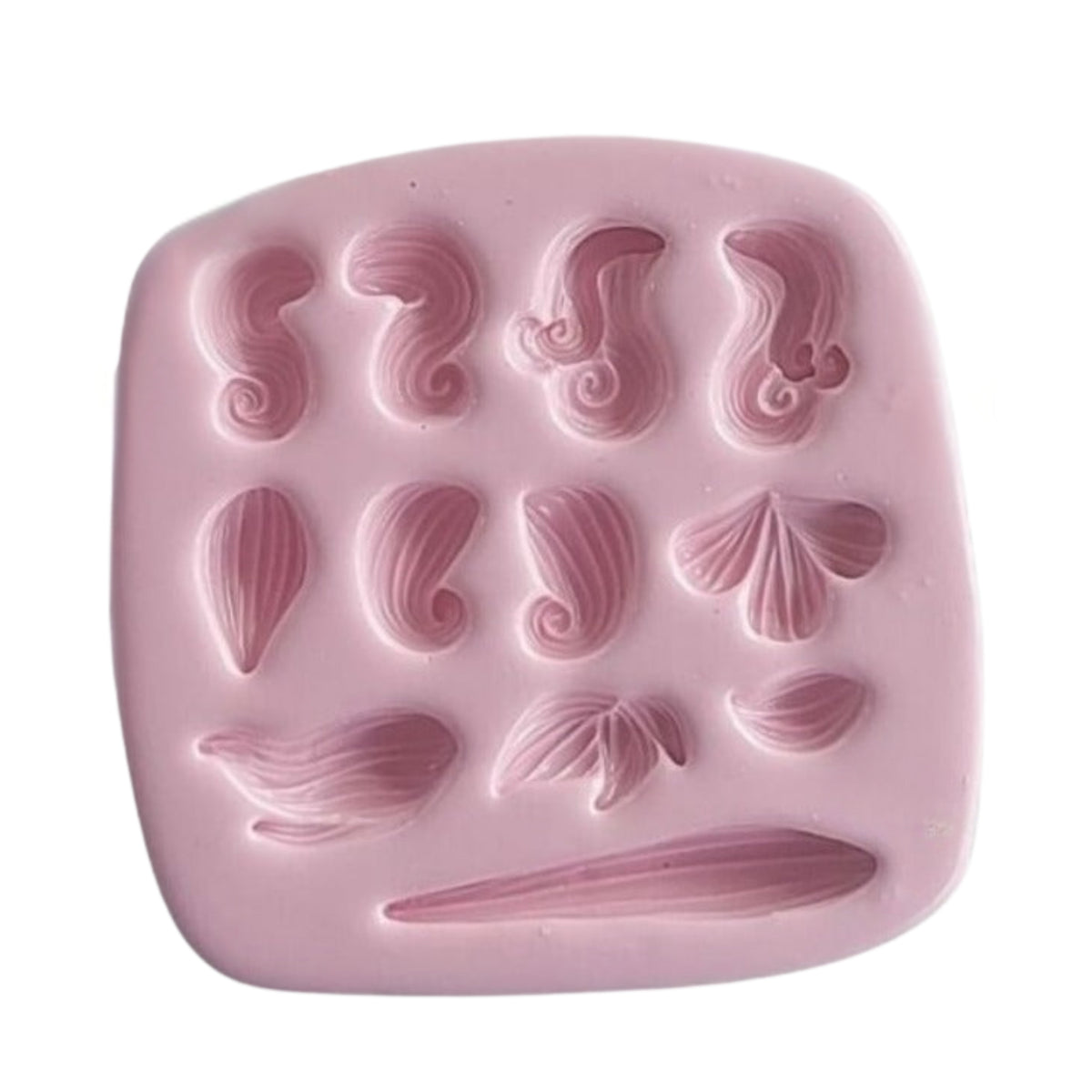 F#140 Doll Hair 3 Silicone Mold