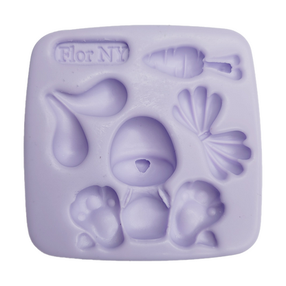 F#22 Adorable Bunny  silicone mold