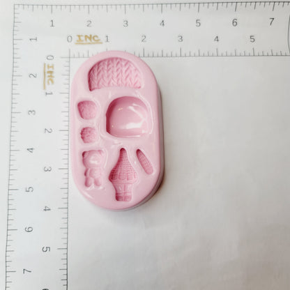 F#59 Winter Fashion Silicone Mold