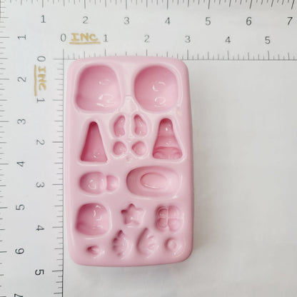 F#61 Xmas Crib Figures Silicone Mold