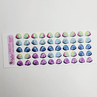 STY R116 Adhesive Resin Eyeshadows for Clays Multicolor