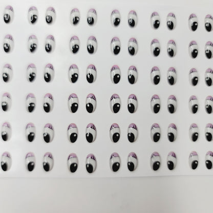 STY R132 Adhesive Resin Eyes for Clays Multicolor XS  60 Pairs