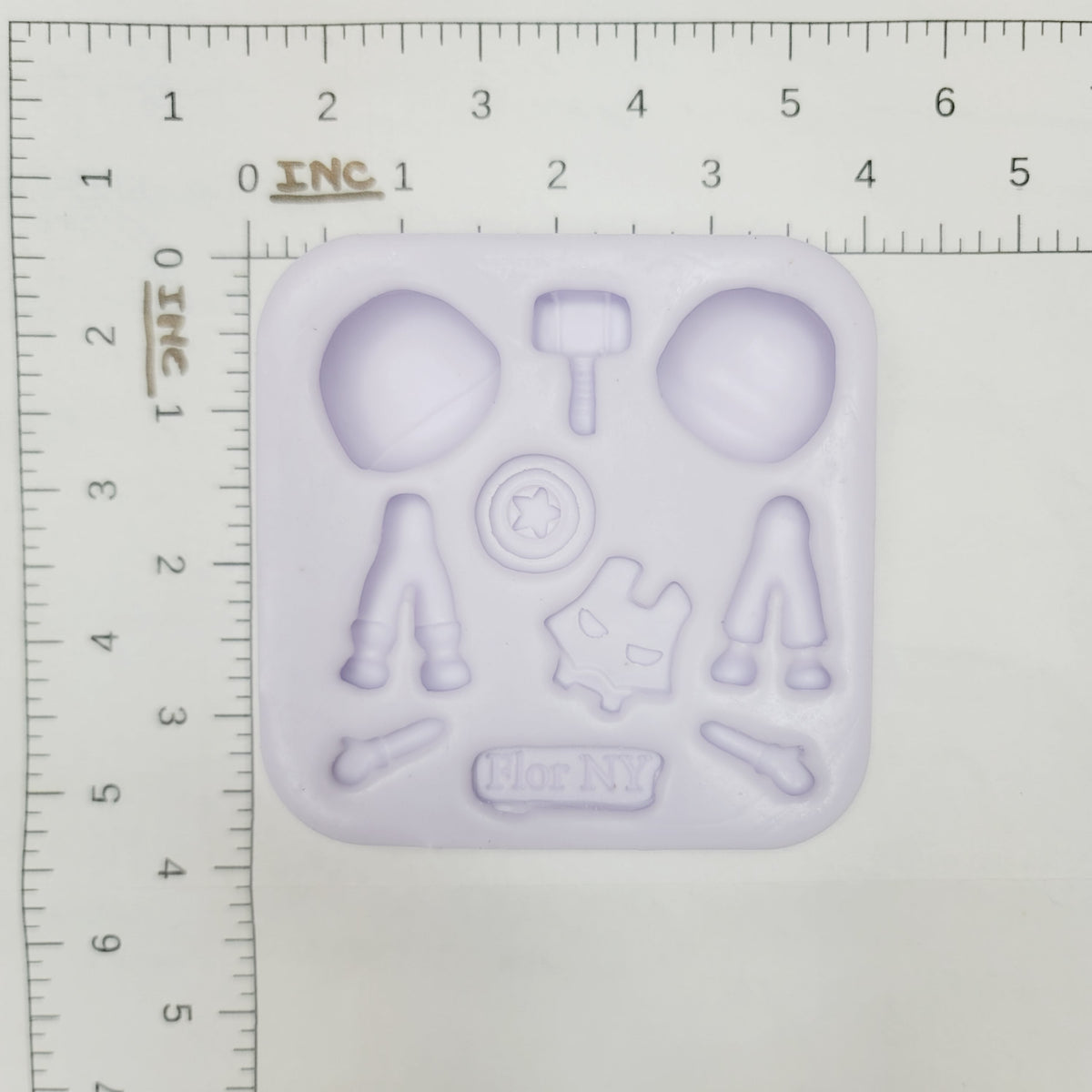 F#26 Super Heroes Silicone Mold
