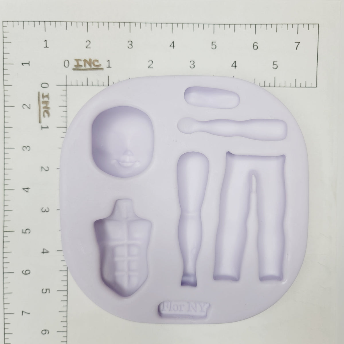 F#25 Athletic Figure Silicone Mold