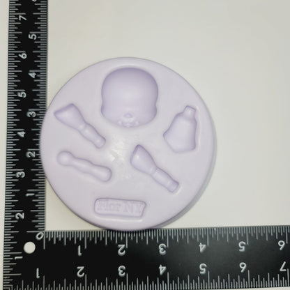 F#40 Creative Girls Silicone Mold