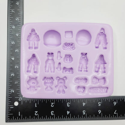 F#31 Creative Crochet Fashion Silicone Mold