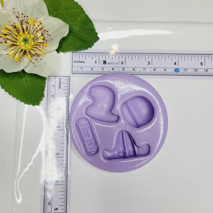 F#41 Love Pets Silicone Mold