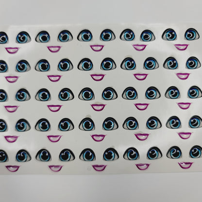 STY R152 Adhesive Resin Eyes for Clays Multicolor
