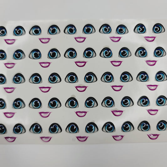 STY R152 Adhesive Resin Eyes for Clays Multicolor
