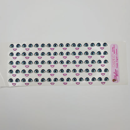 STY R152 Adhesive Resin Eyes for Clays Multicolor