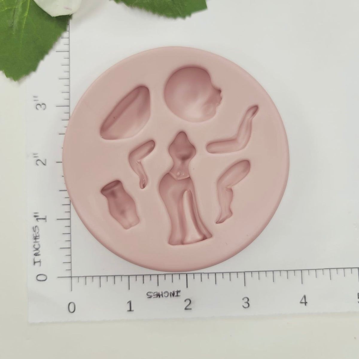 F#159 African Doll 2  Silicone Mold