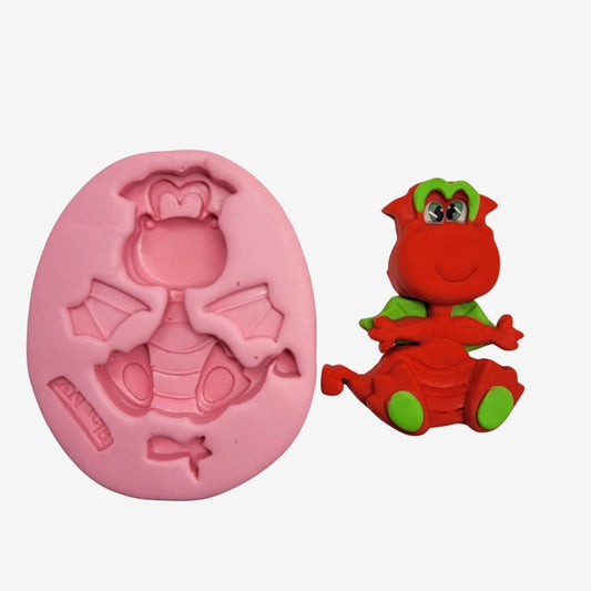 F#85 Cute Dragon Silicone Mold