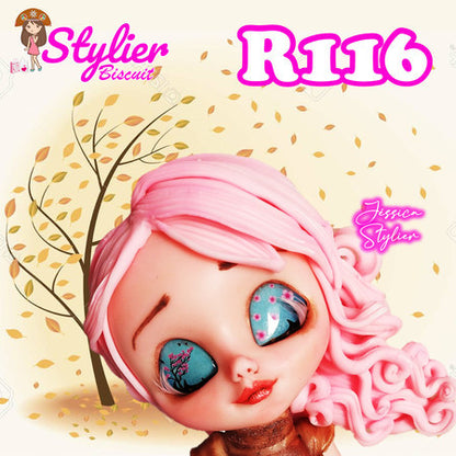 STY R116 Adhesive Resin Eyeshadows for Clays Multicolor