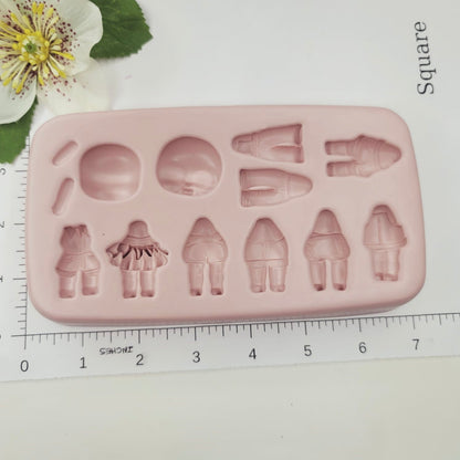 F#160 Jeans Fashion Silicone Mold