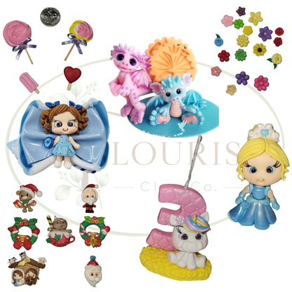 Cold Porcelain Air Dry Clay 85g/3oz or 200g/7oz - Soft Modeling Clay - No Toxic - Eco-friendly| 23 Colors