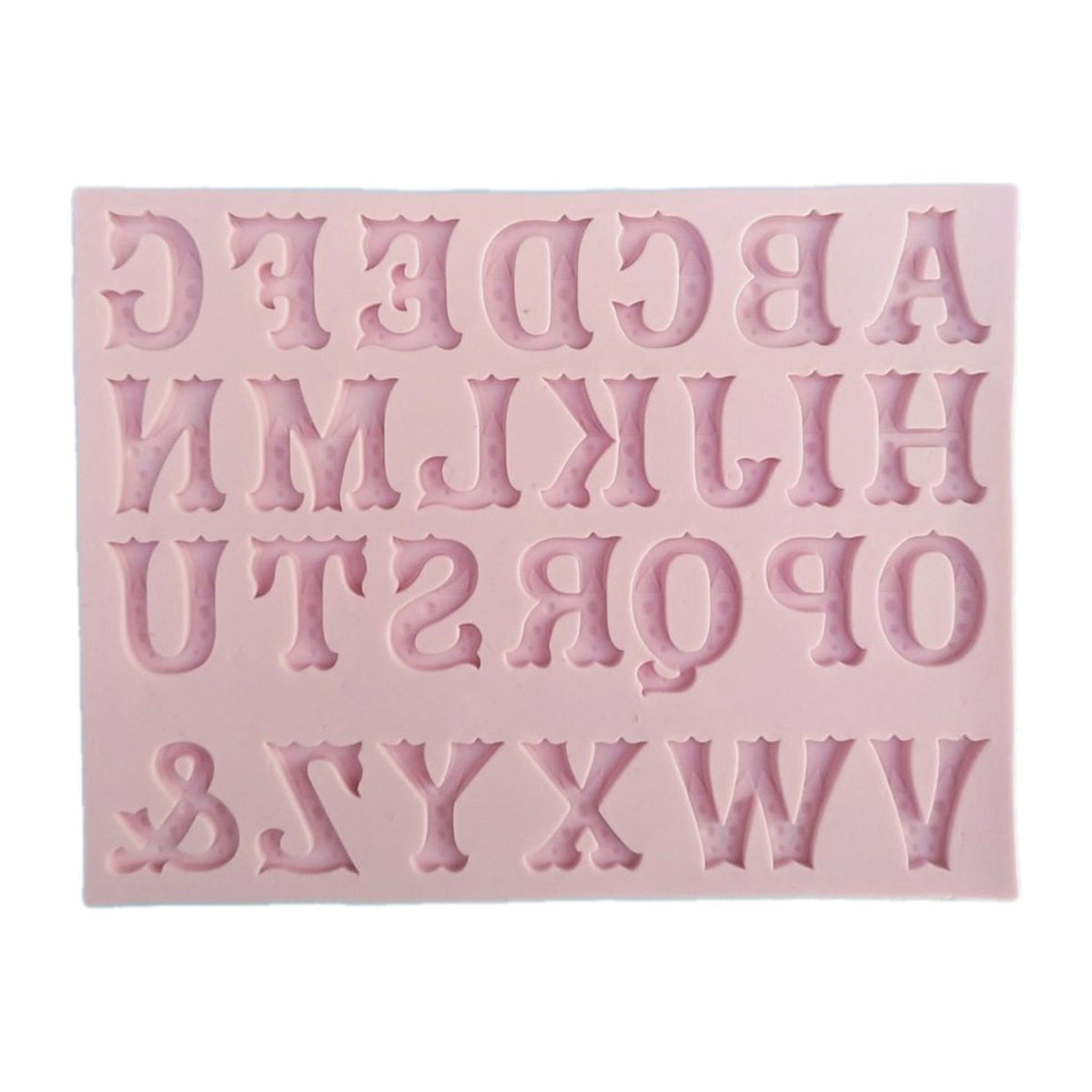 F#103 Circus Alphabet Silicone Mold
