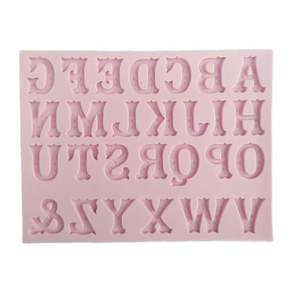 F#103 Circus Alphabet Silicone Mold