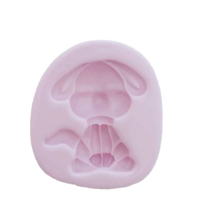 F#154 Adorable Dog Silicone Mold