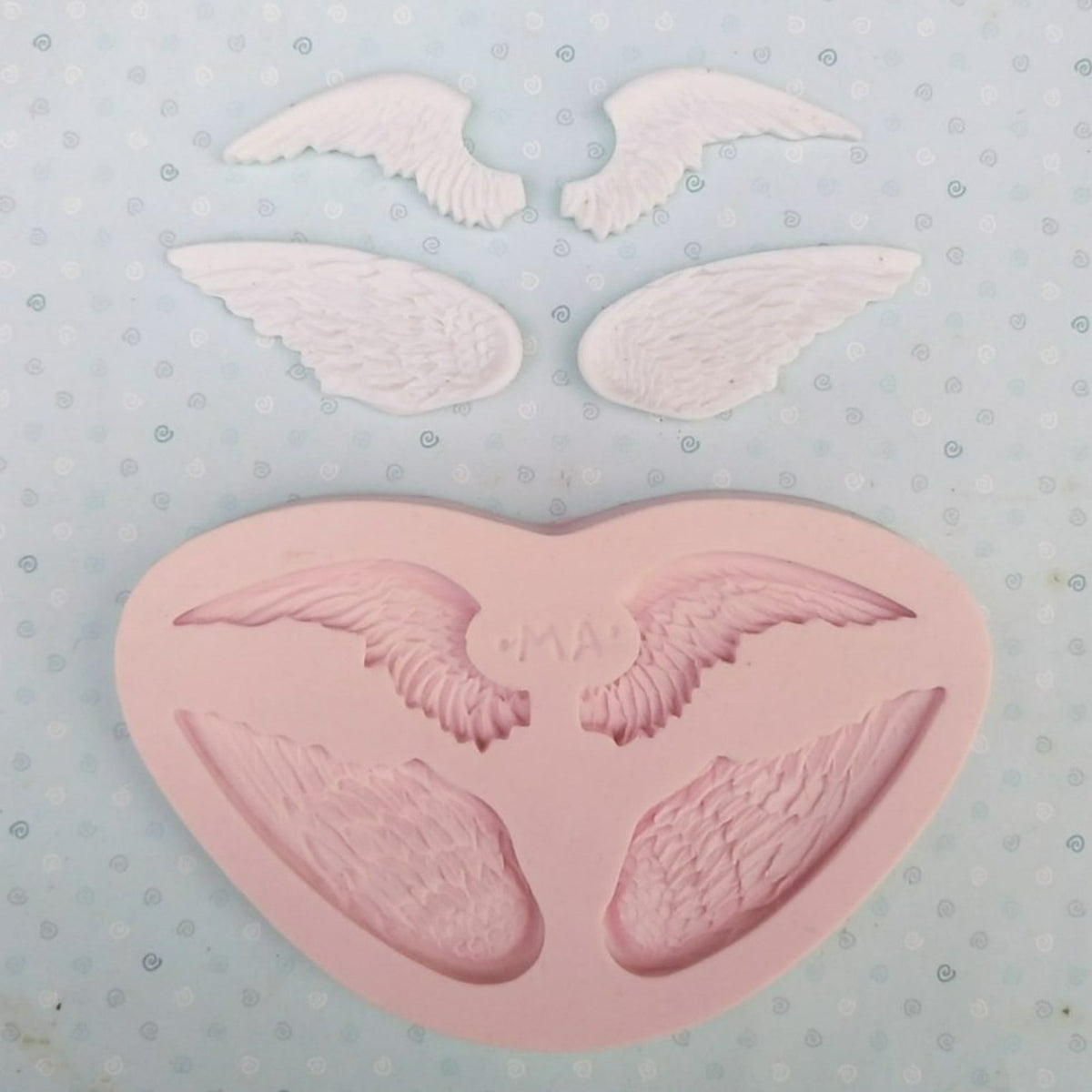 F#105 Wings Silicone Mold