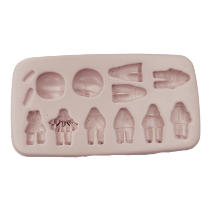 F#160 Jeans Fashion Silicone Mold