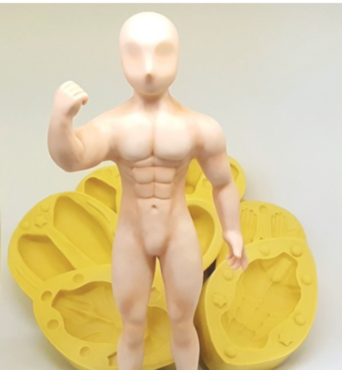 F#44 Anime Hero 360 View Silicone Mold