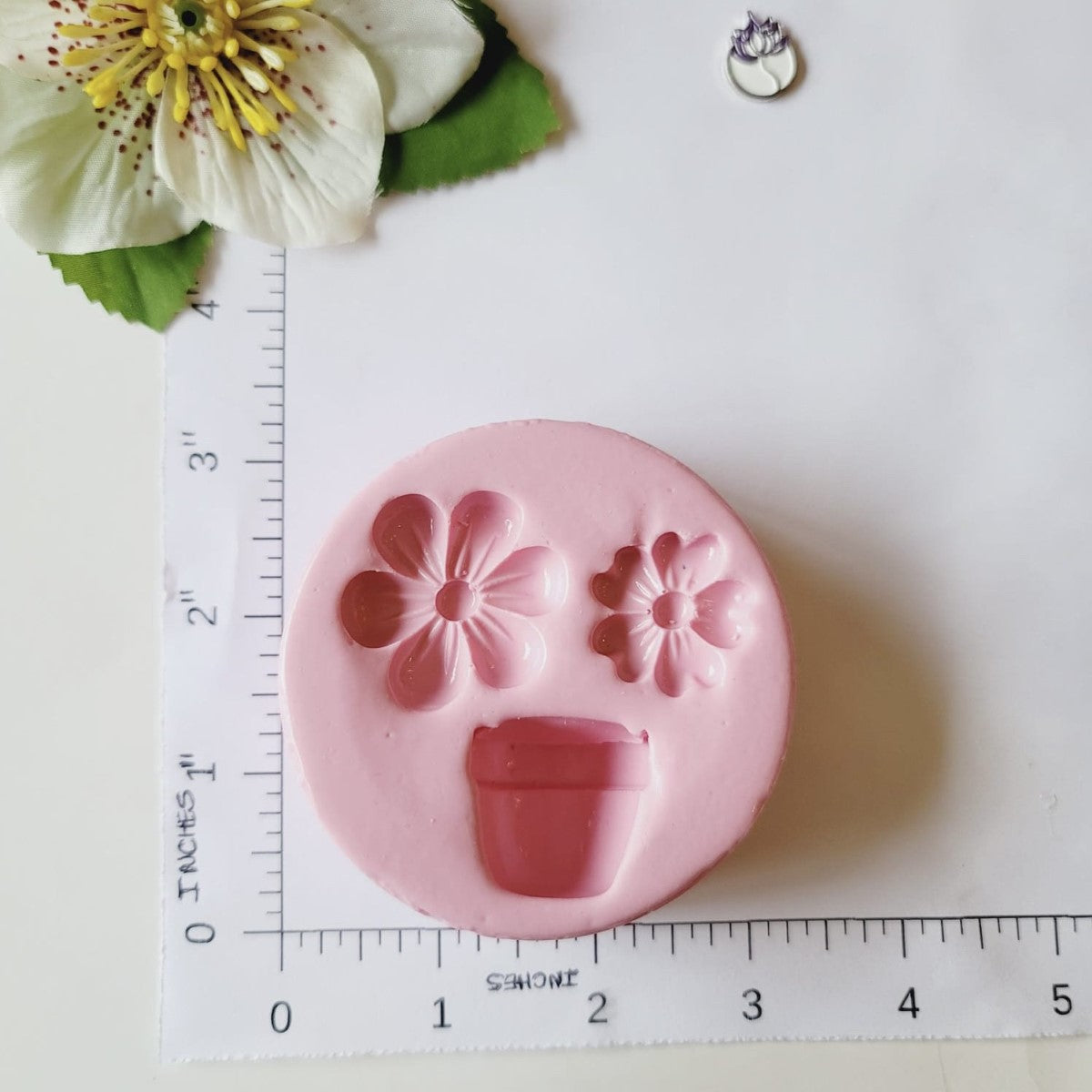 F#153 Flower Pot Silicone Mold