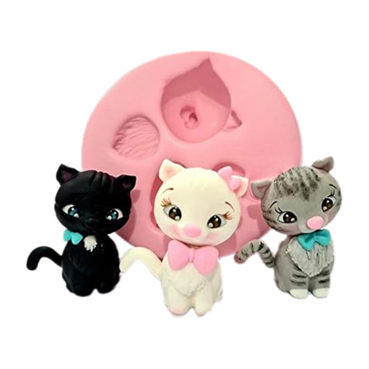 F#03 Cute Cat 3D Silicone Mold