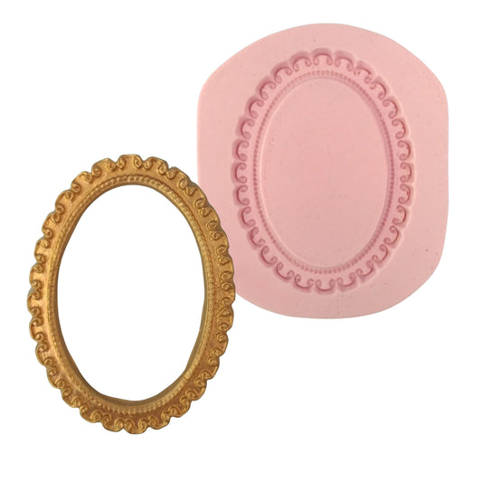 F#93 Oval Frame Silicone Mold