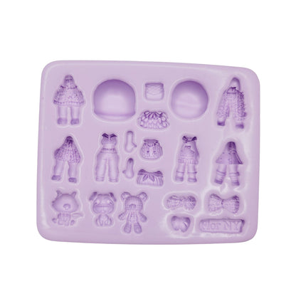 F#31 Creative Crochet Fashion Silicone Mold
