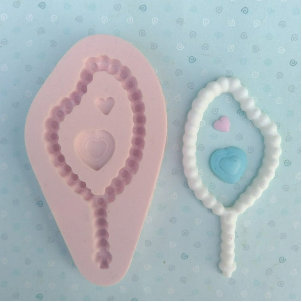 F#107 Rosary Silicone Mold