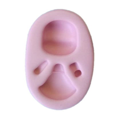 F#128 Cute Doll Silicone Mold