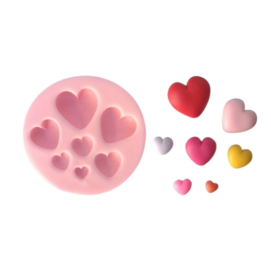 F#81 Hearts Kit Silicone Mold