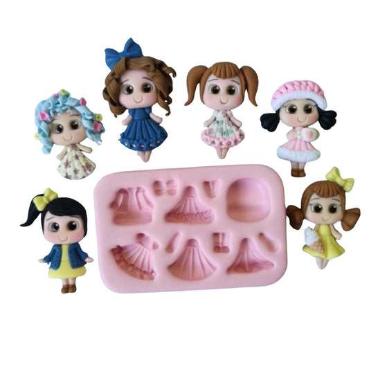F#127 Creative Dolls Silicone Mold