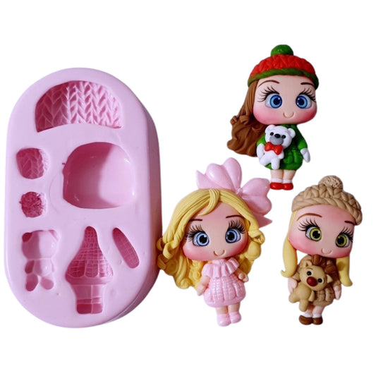 F#59 Winter Fashion Silicone Mold