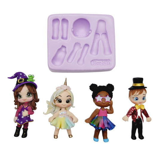 F#35 Universal Dolls Silicone Mold