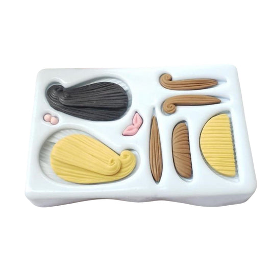 F#52 Cute Hair Silicone Mold