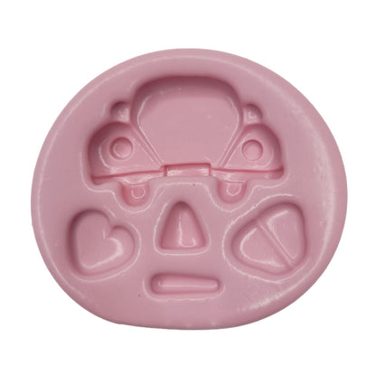 F#145 Cute beetle Silicone Mold