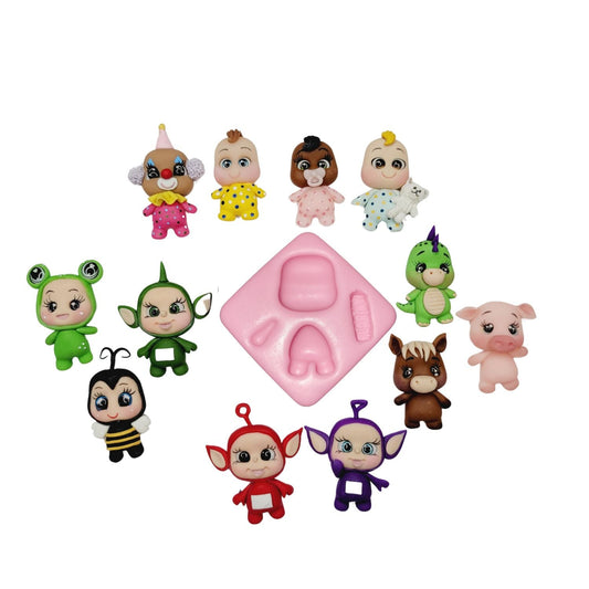 F#27 Universal Clay Doll Silicone Mold