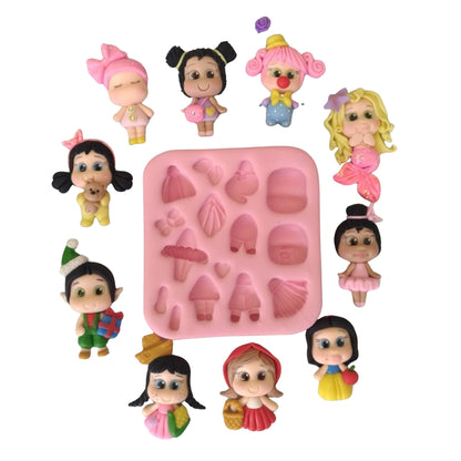 F#121 Creative Clays #1 Silicone Mold