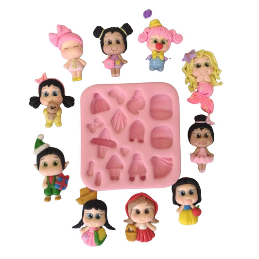 F#121 Creative Clays #1 Silicone Mold