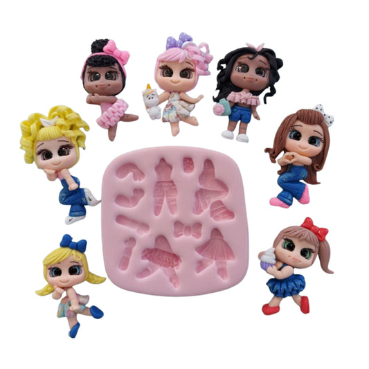 F#131 Charming Body Creations Silicone Mold