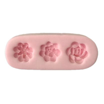 F#124 Mini  Succulents Silicone Mold