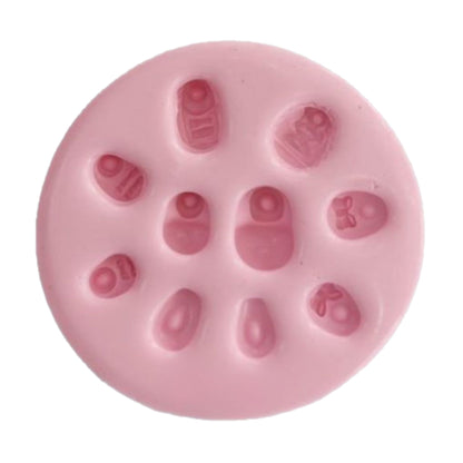 F#130 Adorable Mini Shoes Silicone Mold