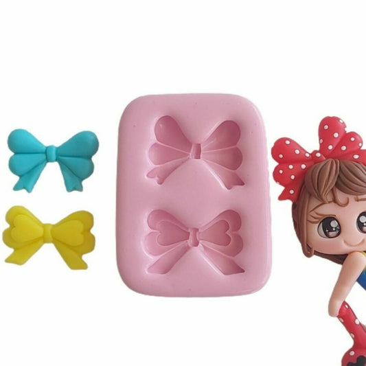 F#141 Cute Bows Silicone Mold